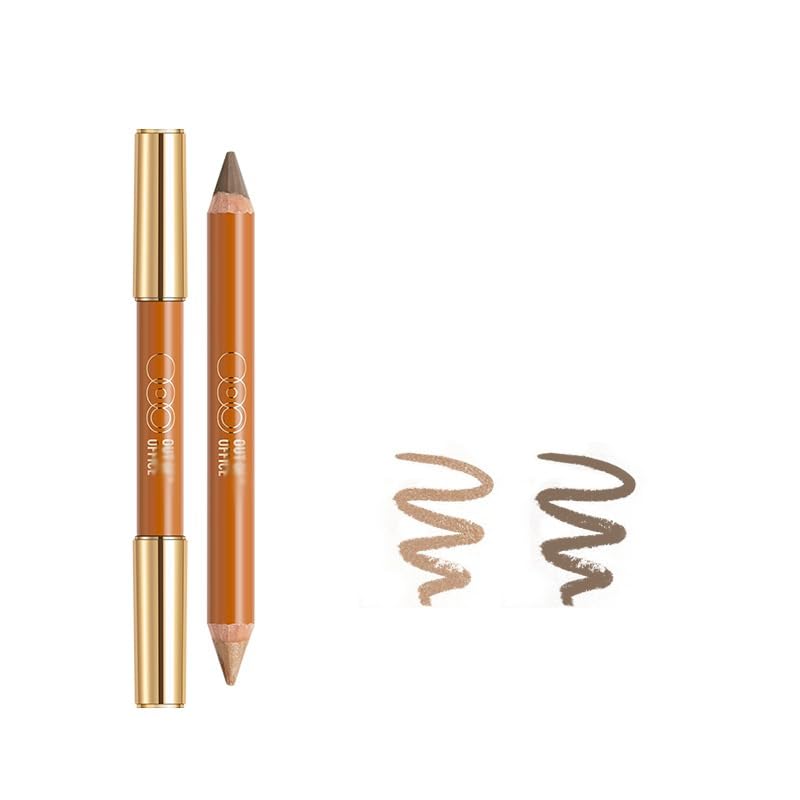 1 PC Double Ends Contour Pencil Highlighter, Multi Functional Facial Contour Highlighter Pencil(01#, 5g)