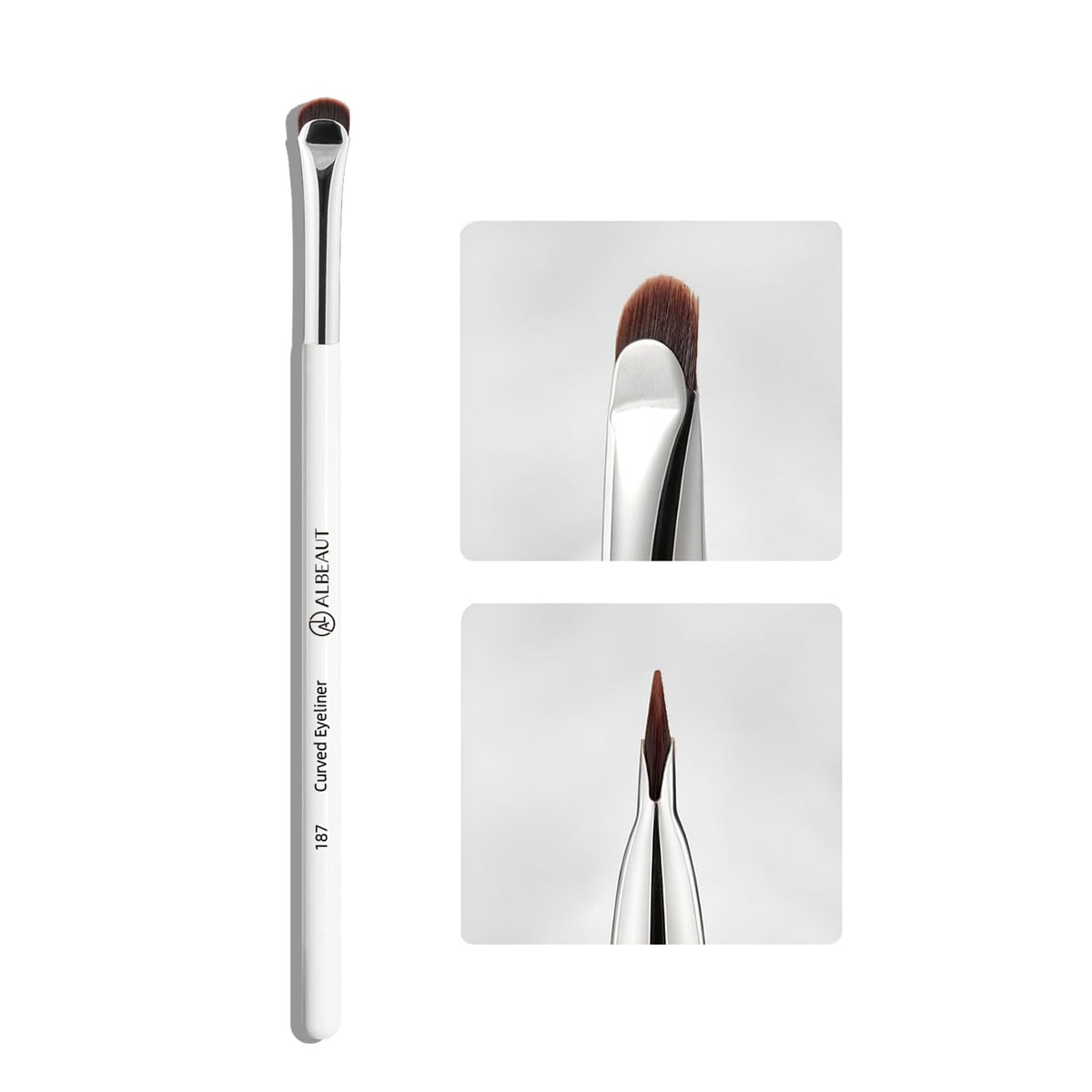 Albeaut Concealer Brush, Angled Under Eye Makeup Small Foundation Precision Face Blending Brush (193 concealer brush), 1pc
