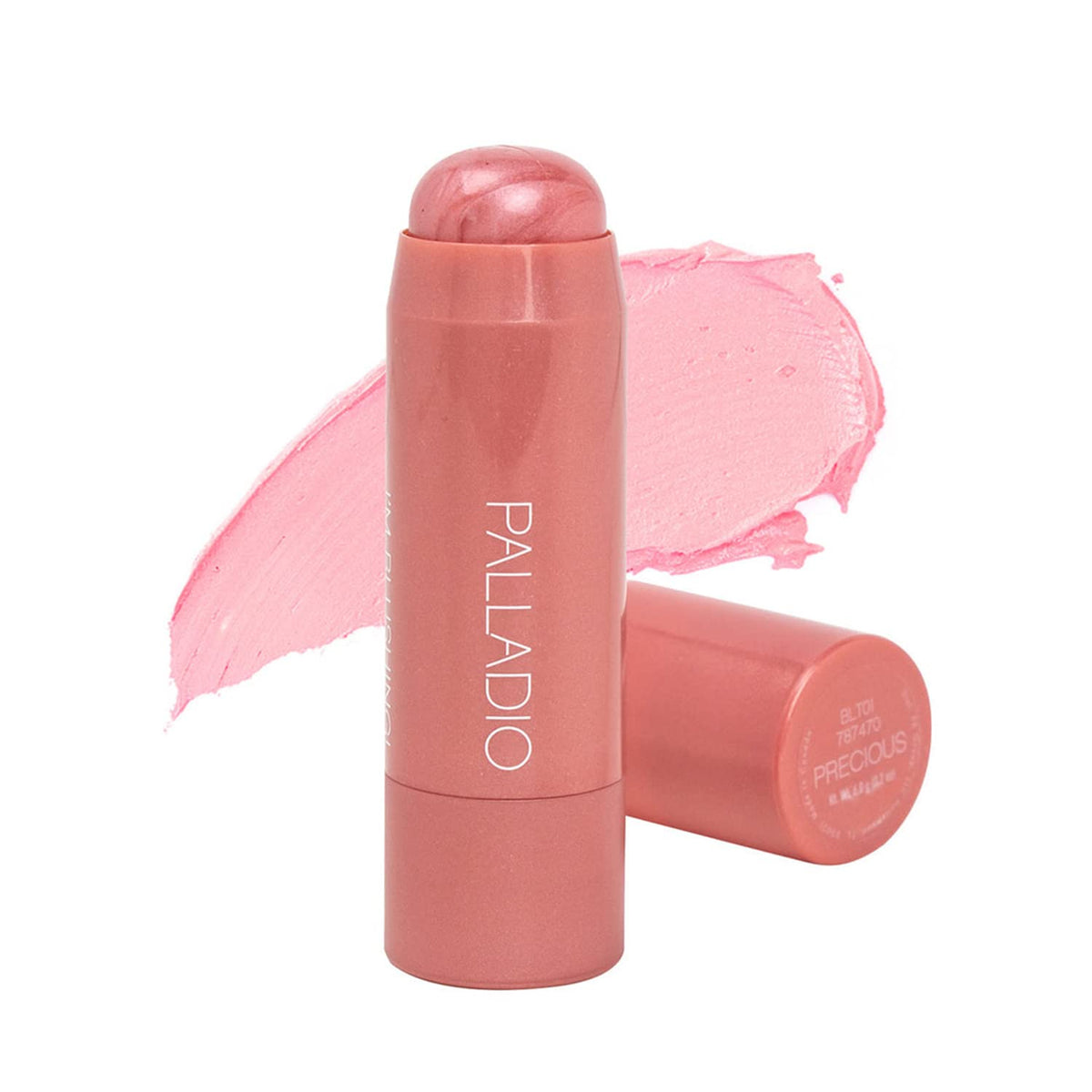 Palladio I'm Blushing 2-in-1 Cheek and Lip Tint, Buildable Lightweight Cream Blush, Sheer Multi Stick Hydrating formula, All day wear, Easy Application, Shimmery, Blends Perfectly onto Skin, Darling