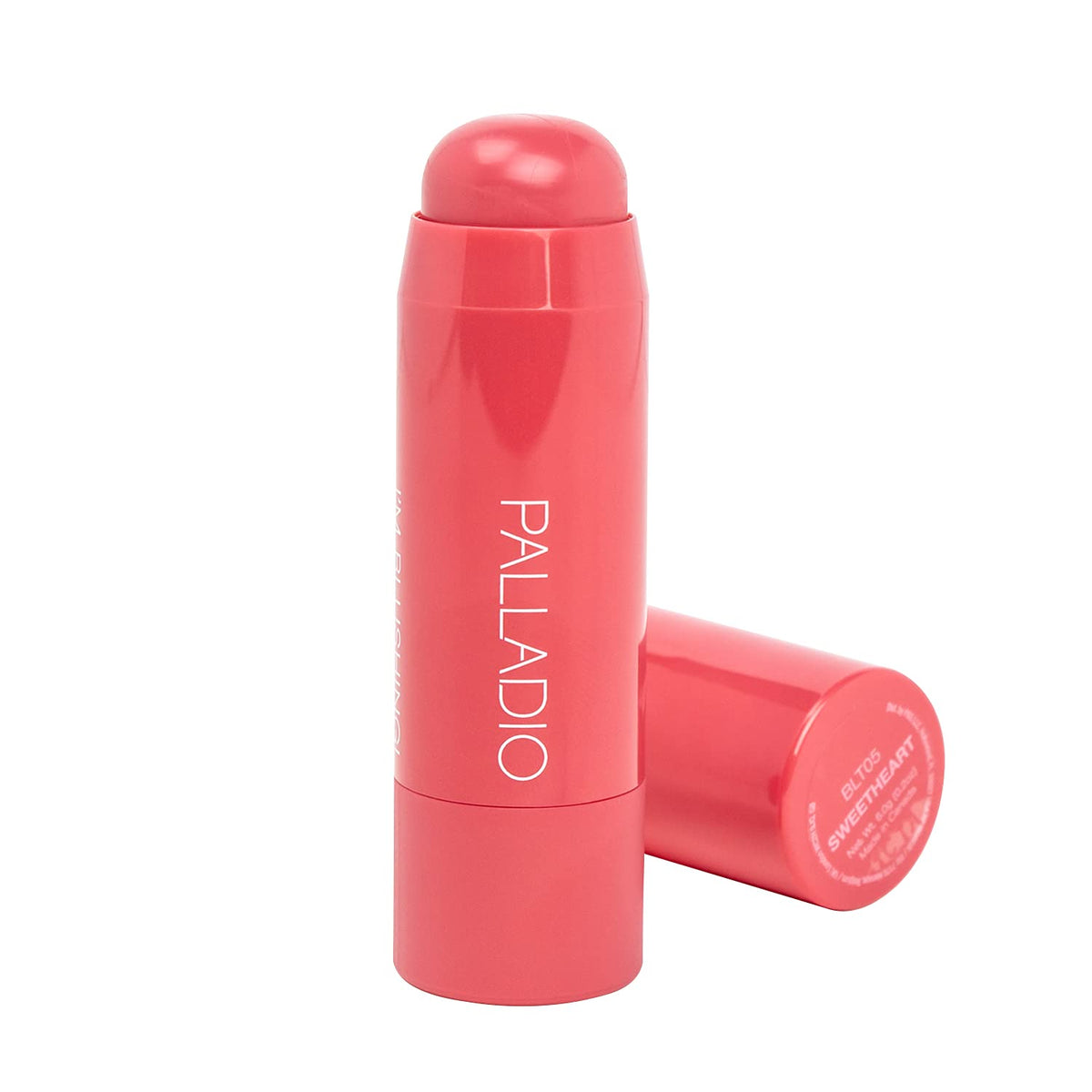 Palladio I'm Blushing 2-in-1 Cheek and Lip Tint, Buildable Lightweight Cream Blush, Sheer Multi Stick Hydrating formula, All day wear, Easy Application, Shimmery, Blends Perfectly onto Skin, Darling