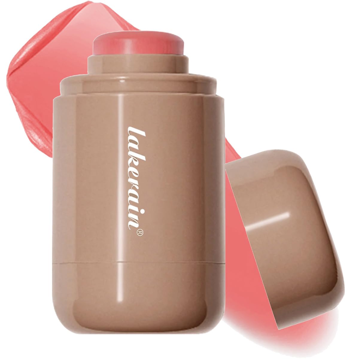 Cream Blush stick, Natural-Looking Matte Finish Makeup Blush stick, Hydrating Long Lasting Lightweight Blendable Blush for cheeks (#6 Bronze Glow, 1 PC)