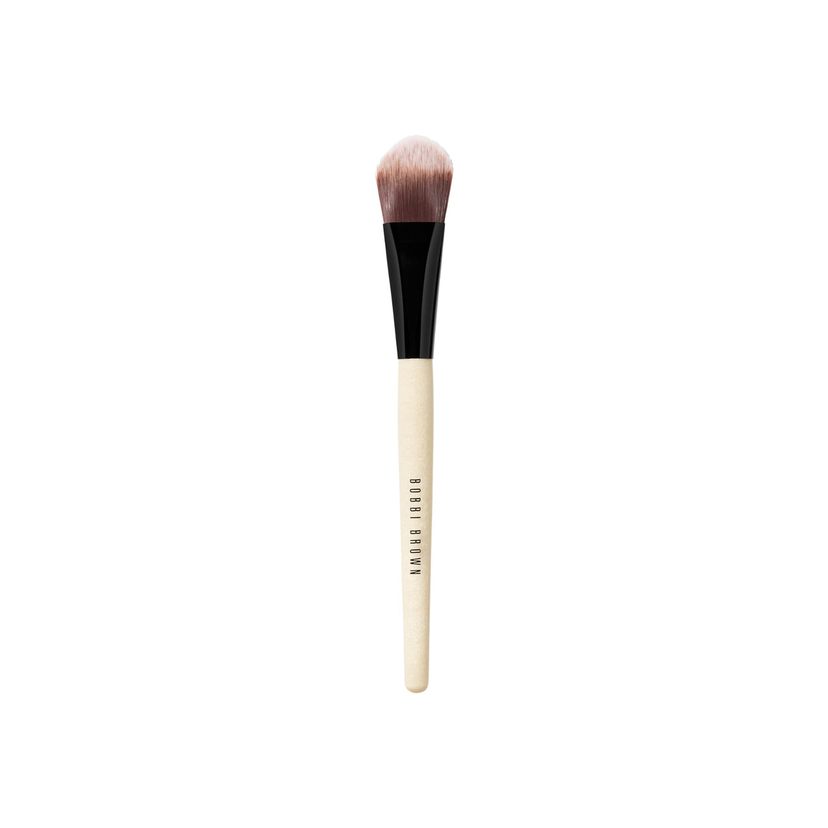 Bobbi Brown Full Coverage Face Brush | Round-Head Makeup Brush for Blending Liquid Foundation