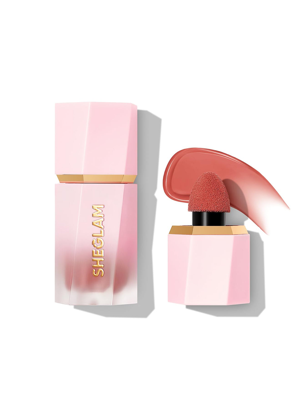 SHEGLAM Color Bloom Liquid Blush Makeup for Cheeks Matte Finish-Love Cake