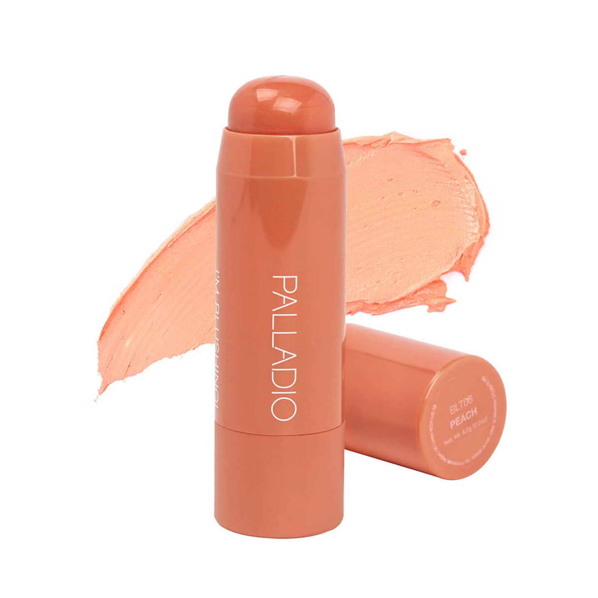 Palladio I'm Blushing 2-in-1 Cheek and Lip Tint, Buildable Lightweight Cream Blush, Sheer Multi Stick Hydrating formula, All day wear, Easy Application, Shimmery, Blends Perfectly onto Skin, Darling
