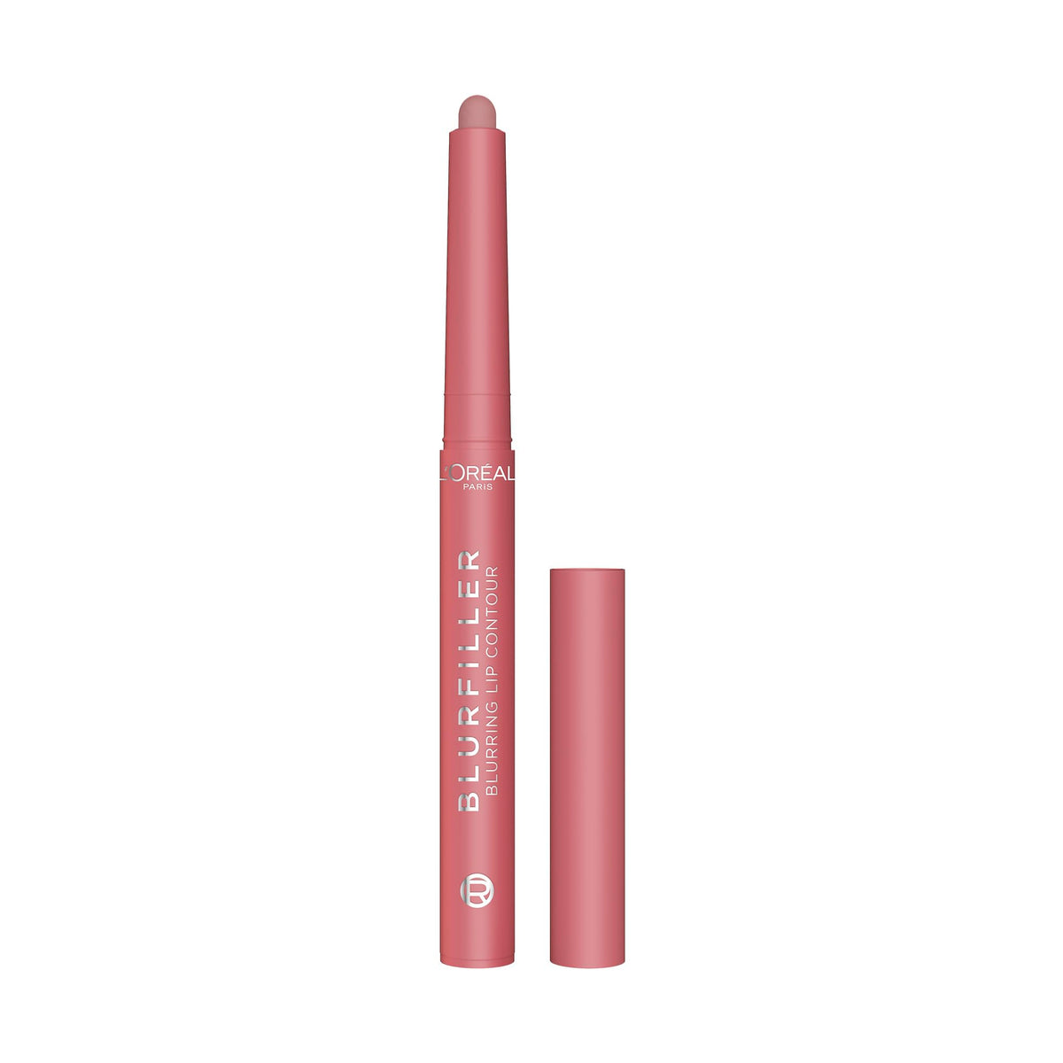 L'Oreal Paris Blurfiller Lip Liner, Lightweight, Buildable, and Sculpting Lip Pencil, Line, Define, and Contour for Fuller-Looking Lips, Mocha Mousse, 0.21 oz