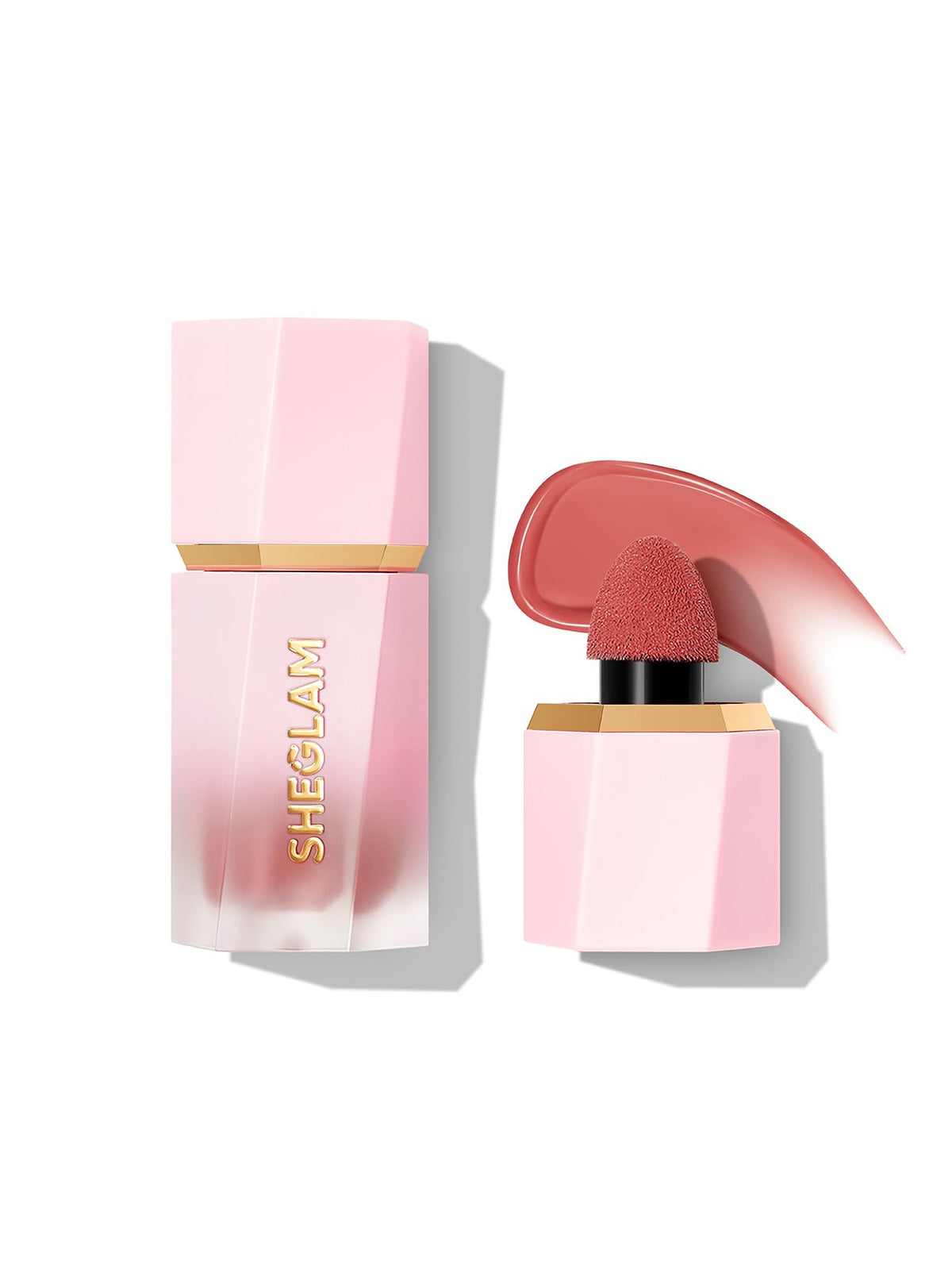 SHEGLAM Color Bloom Liquid Blush Makeup for Cheeks Matte Finish-Love Cake