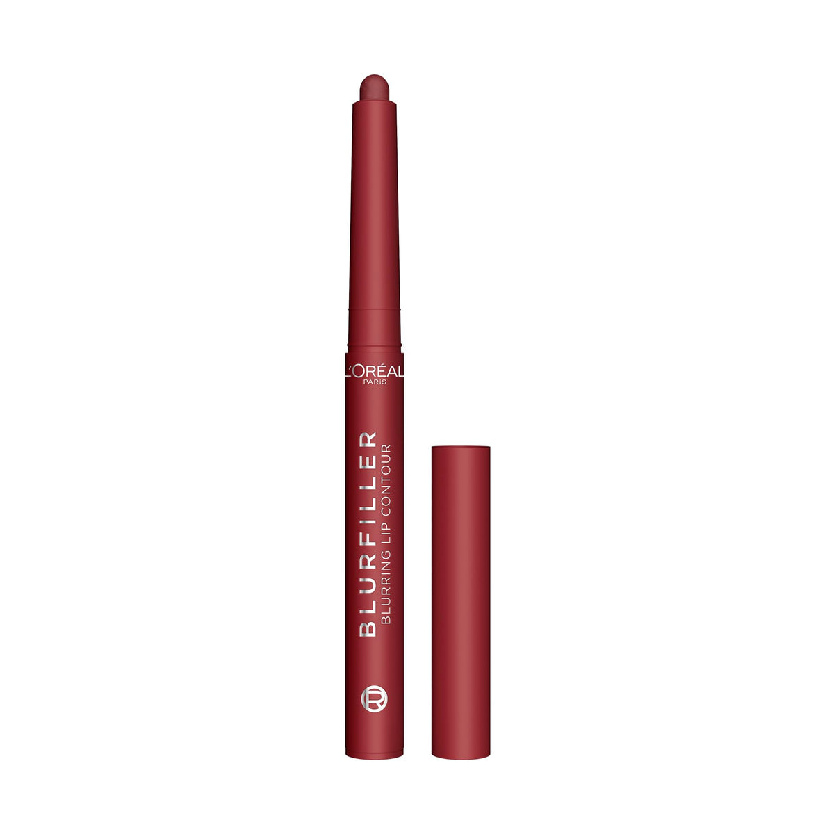 L'Oreal Paris Blurfiller Lip Liner, Lightweight, Buildable, and Sculpting Lip Pencil, Line, Define, and Contour for Fuller-Looking Lips, Mocha Mousse, 0.21 oz