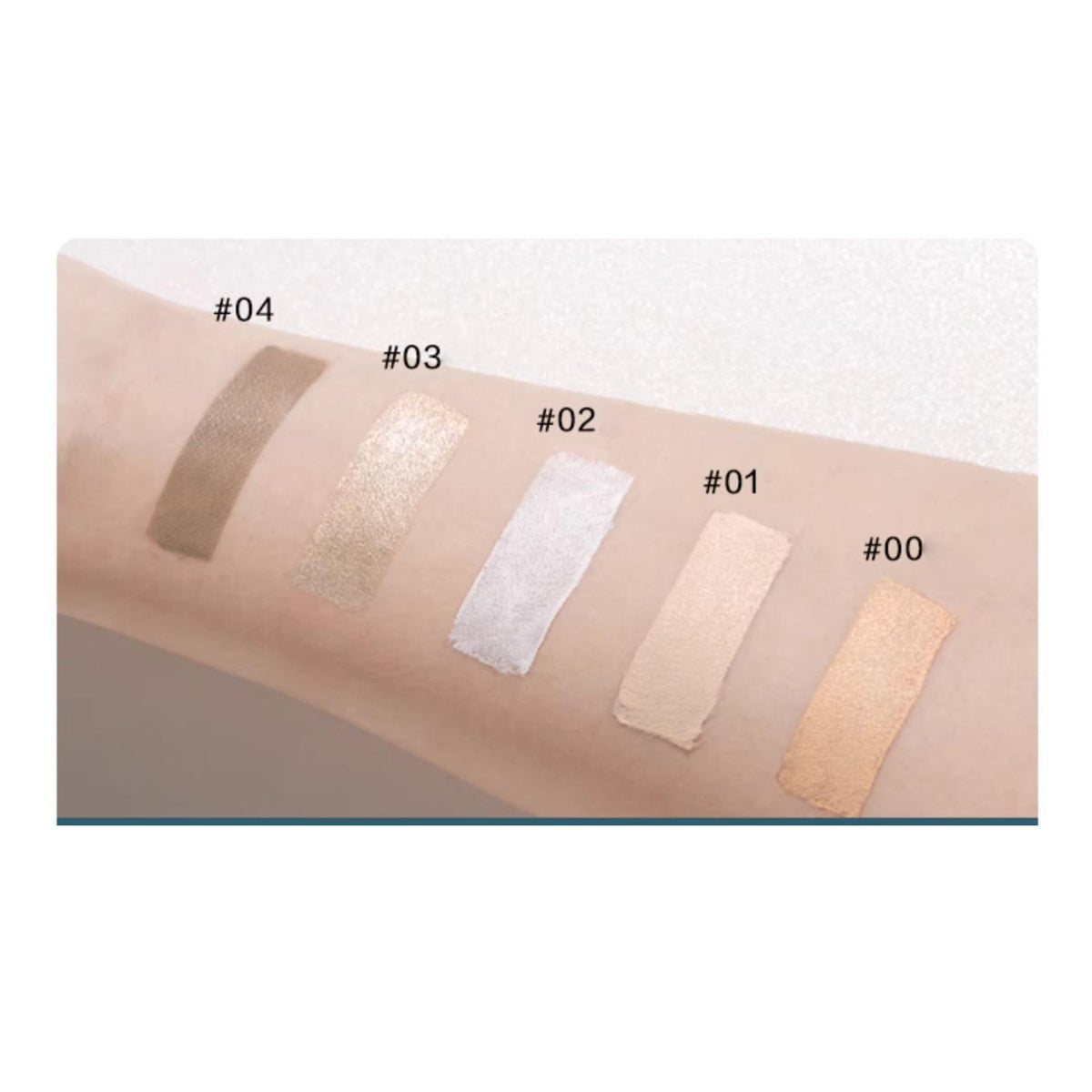 1 PC Double Ends Contour Pencil Highlighter, Multi Functional Facial Contour Highlighter Pencil(01#, 5g)