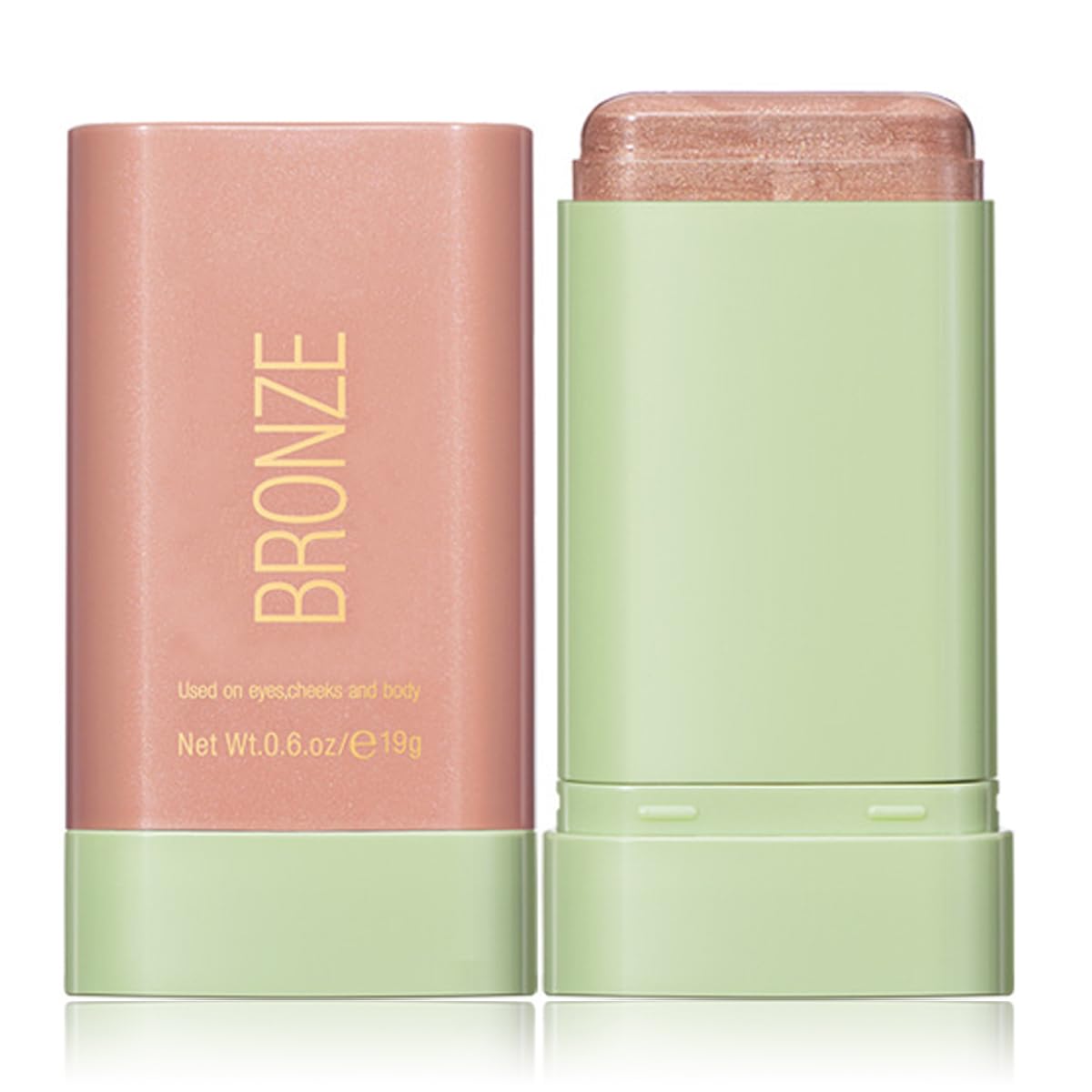 FYEBOO Multi-Use Makeup Blush Stick, Cream Blush Stick (1#Shy Pink)