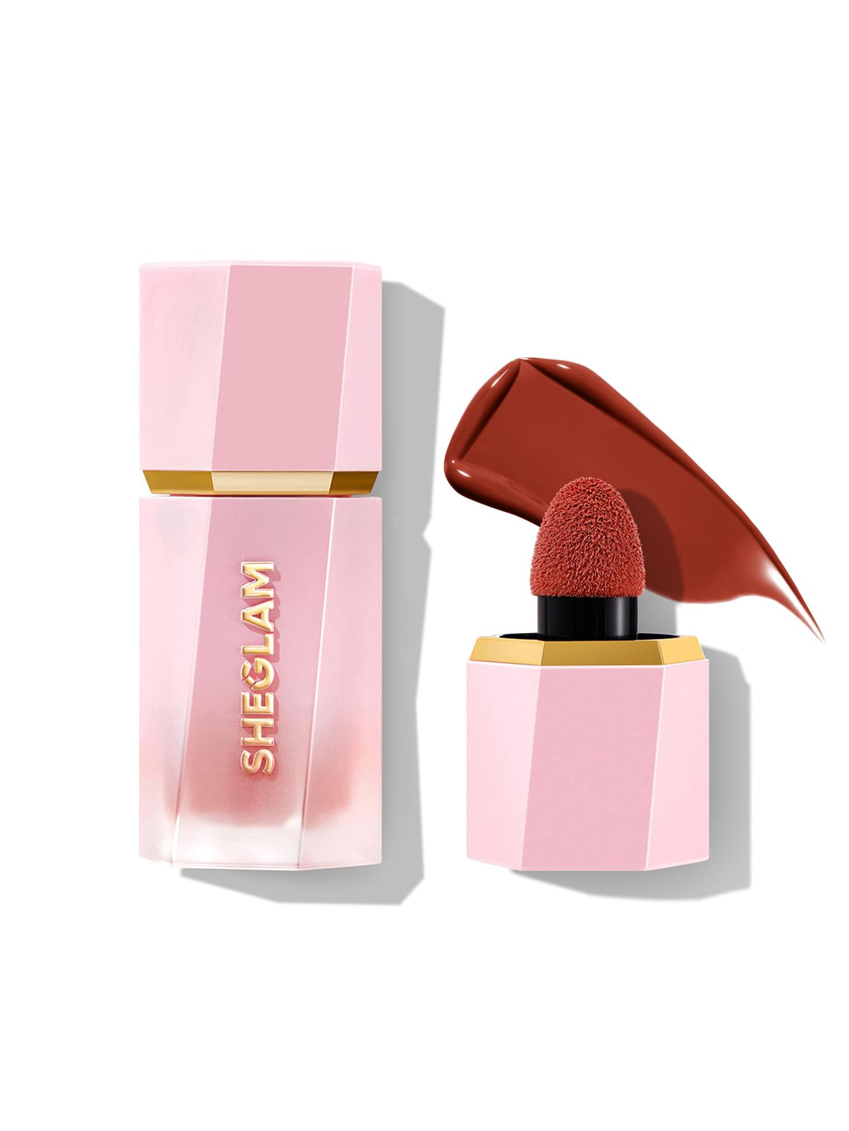 SHEGLAM Color Bloom Liquid Blush Makeup for Cheeks Matte Finish-Love Cake