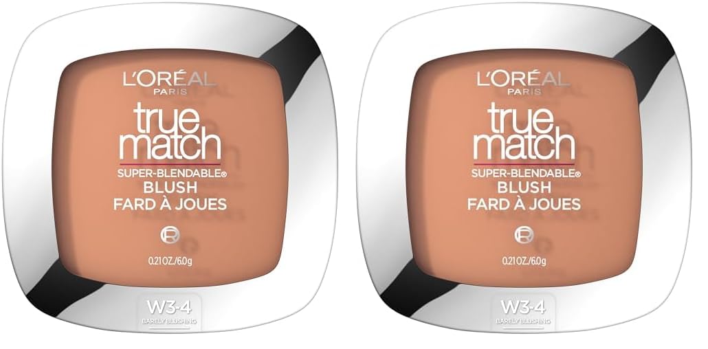 L'Oreal Paris True Match Super-Blendable Powder Blush, Barely Blushing, 0.21 Oz (Packaging May Vary)