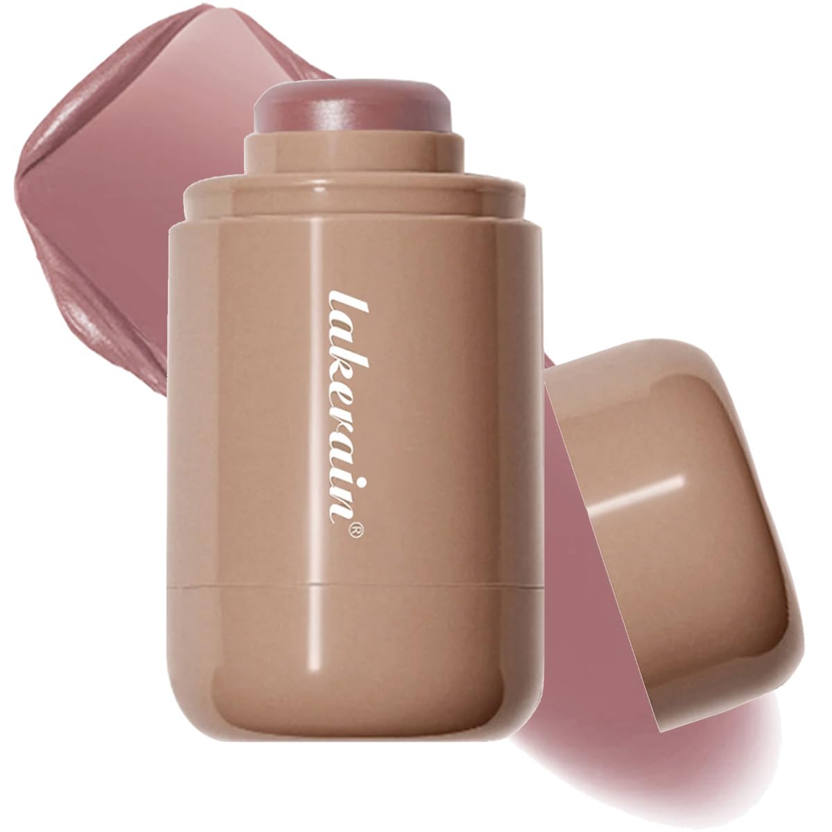 Cream Blush stick, Natural-Looking Matte Finish Makeup Blush stick, Hydrating Long Lasting Lightweight Blendable Blush for cheeks (#6 Bronze Glow, 1 PC)