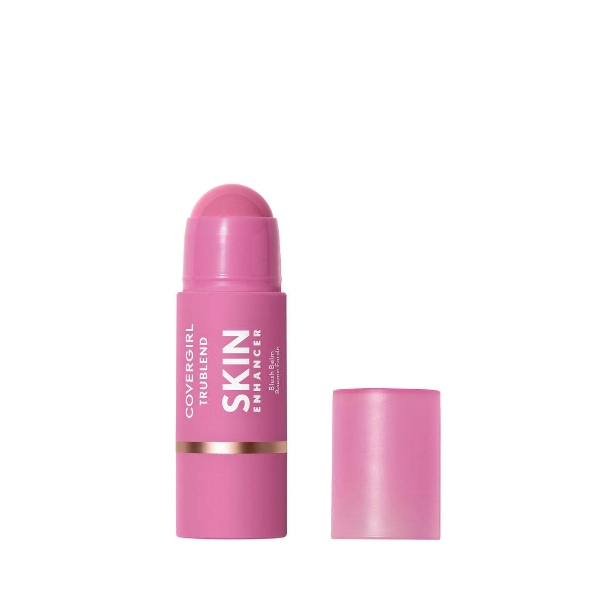 COVERGIRL Trublend Skin Enhancer Blush Balm Stick, Vegan Formula, Easy to Use, Glides on Effortlessly, Non-Greasy, Doesn't Crease - 250 Sleepy Mauve (Bright, Cool Mauve)