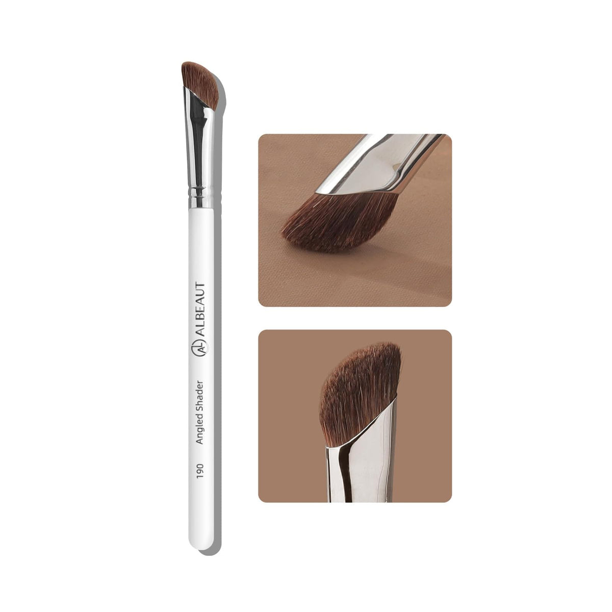 Albeaut Concealer Brush, Angled Under Eye Makeup Small Foundation Precision Face Blending Brush (193 concealer brush), 1pc