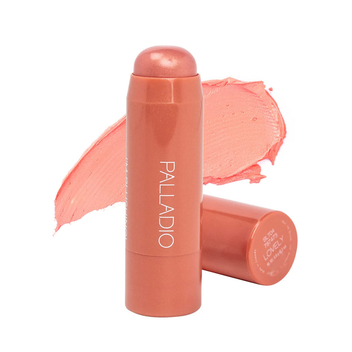 Palladio I'm Blushing 2-in-1 Cheek and Lip Tint, Buildable Lightweight Cream Blush, Sheer Multi Stick Hydrating formula, All day wear, Easy Application, Shimmery, Blends Perfectly onto Skin, Darling