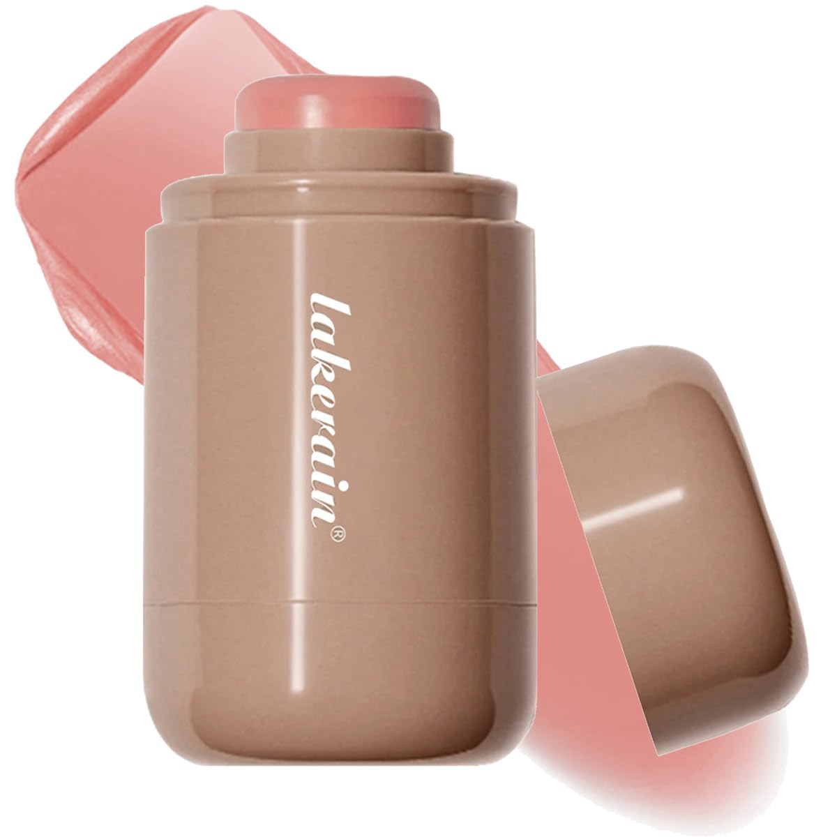 Cream Blush stick, Natural-Looking Matte Finish Makeup Blush stick, Hydrating Long Lasting Lightweight Blendable Blush for cheeks (#6 Bronze Glow, 1 PC)