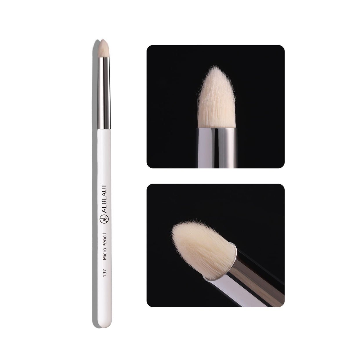 Albeaut Concealer Brush, Angled Under Eye Makeup Small Foundation Precision Face Blending Brush (193 concealer brush), 1pc