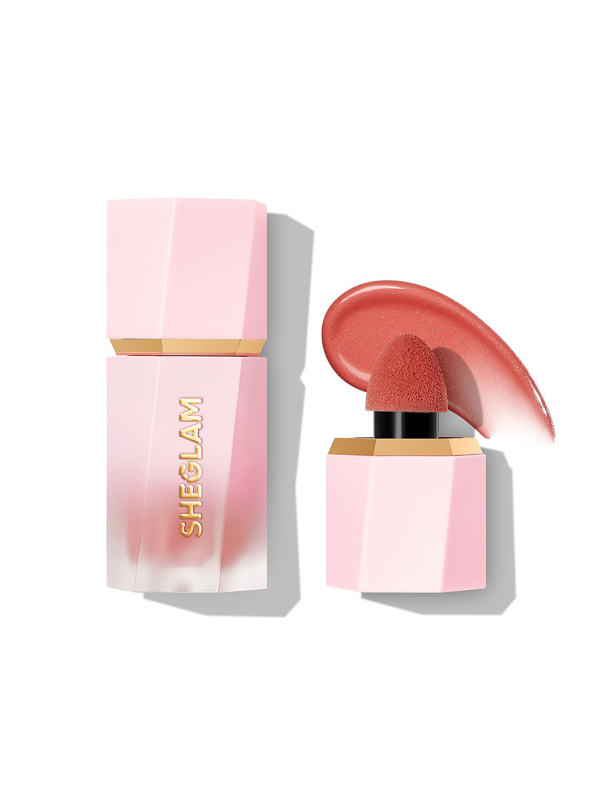 SHEGLAM Color Bloom Liquid Blush Makeup for Cheeks Matte Finish-Love Cake