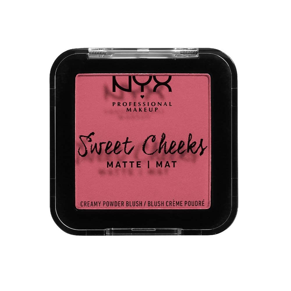 NYX PROFESSIONAL MAKEUP Sweet Cheeks Matte Blush, Rose & Play