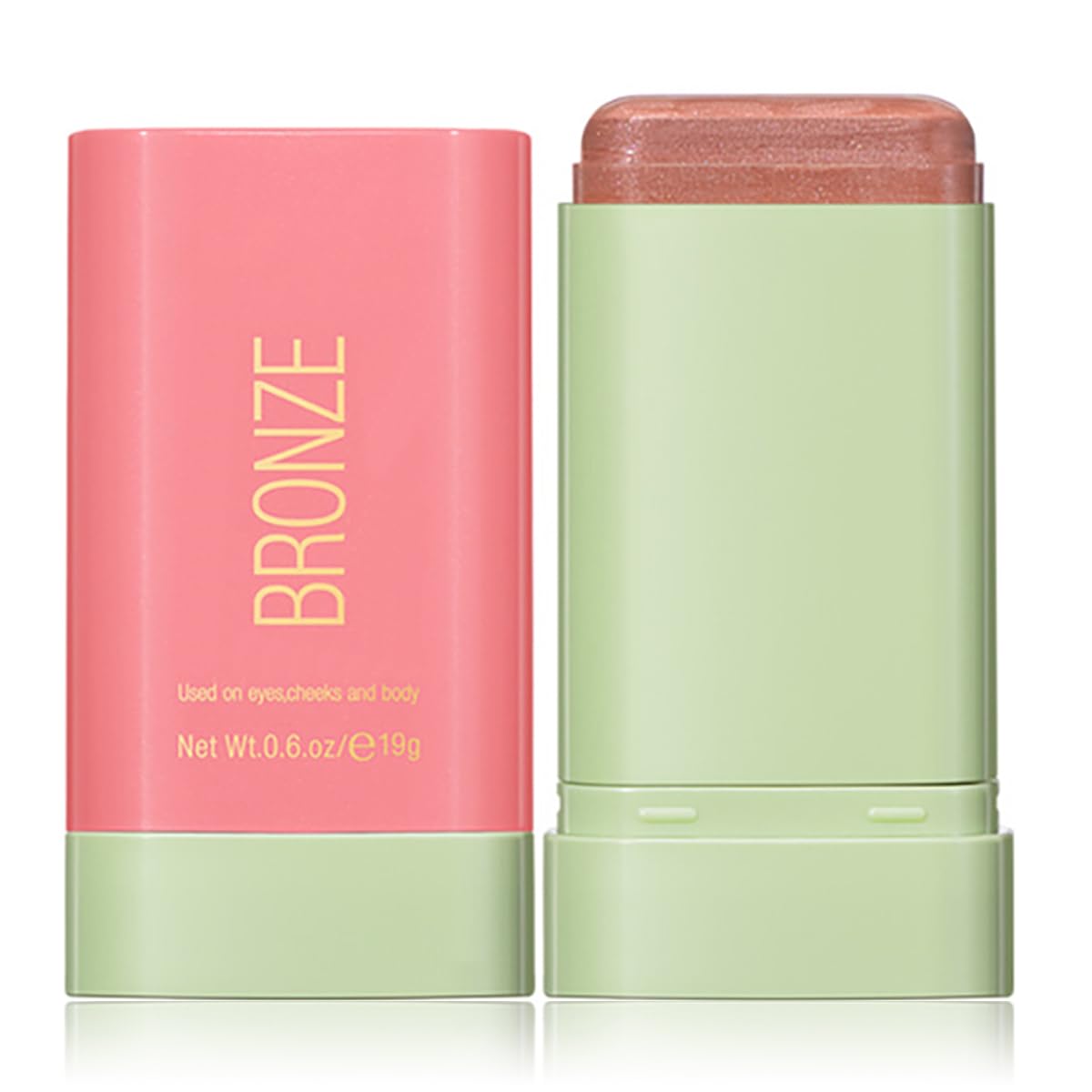 FYEBOO Multi-Use Makeup Blush Stick, Cream Blush Stick (1#Shy Pink)