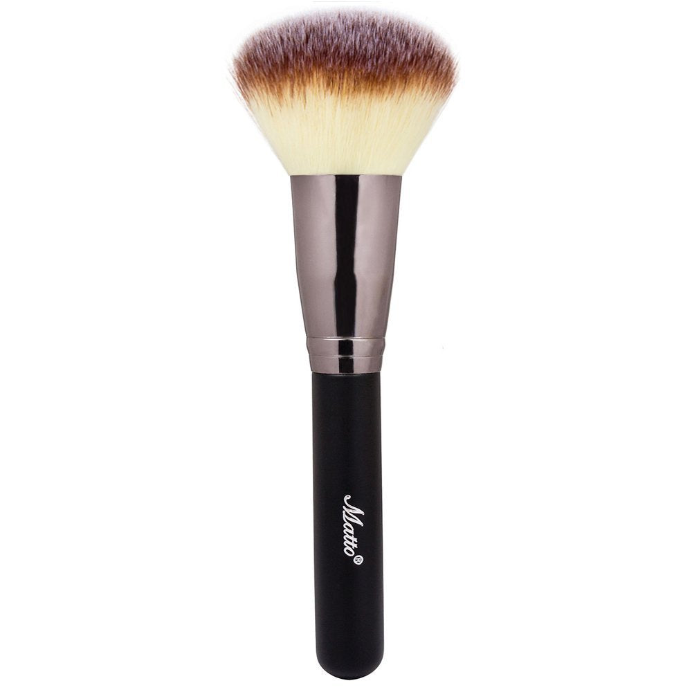 Matto Large Powder Makeup Brush for Loose, Pressed and Setting Powder