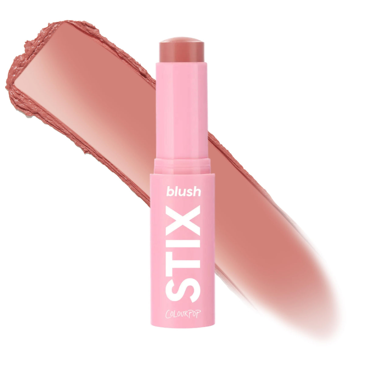 ColourPop Blush Stix - Cream Blush Stick with Dewy, Glowy Finish - Buildable, Blendable, Hydrating - Lightweight Vegan Makeup for Cheeks - New Formula - Cool It, Soft Mauvy Nude (0.28 oz)
