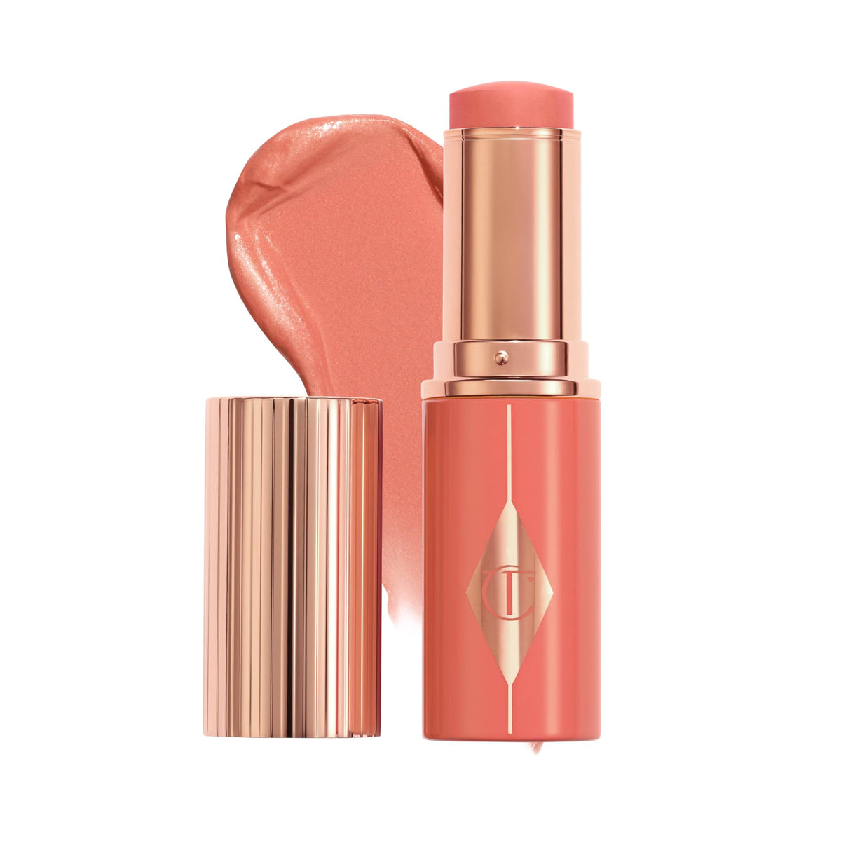 Charlotte Tilbury Unreal Healthy Glow Blush Stick - Buildable Cream Makeup with a Skincare-Infused Formula - Easy to Use, Blendable & Leaves Skin with a Luminous Sheen