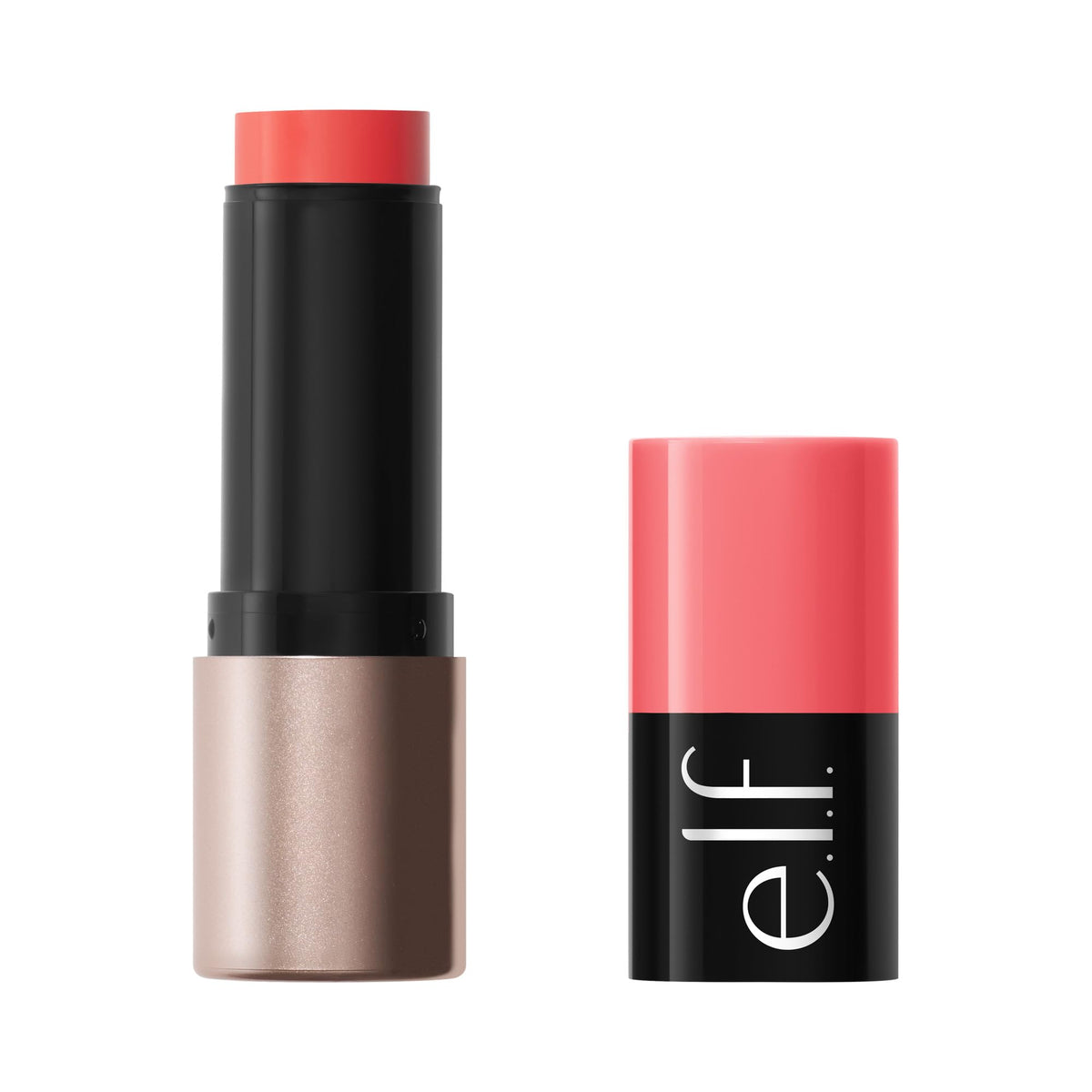 e.l.f. Soft Glam Cream Blush Stick, Buildable Natural Flush, Muted Mauve
