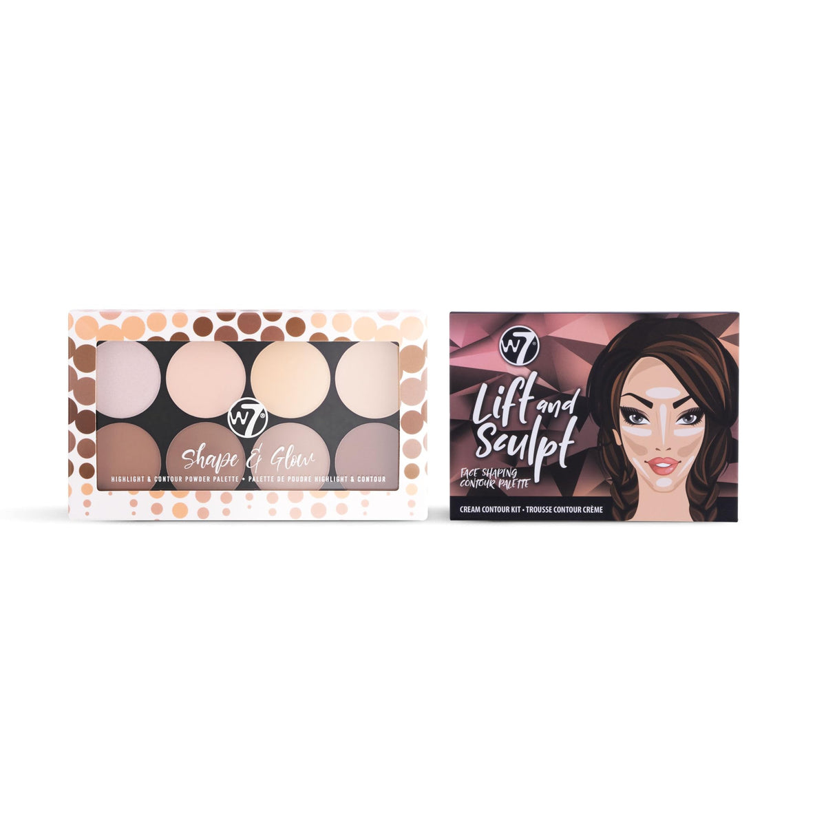W7 Lift and Sculpt Cream Contour Kit