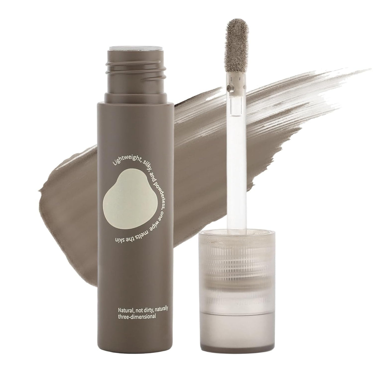 Erinde Liquid Contour Stick – Warm Toned Natural Brown Cream Bronzer for Face Definition, Soft Silky Texture with Buildable Coverage, Long Lasting Contour Makeup, Vegan & Cruelty-Free, 202