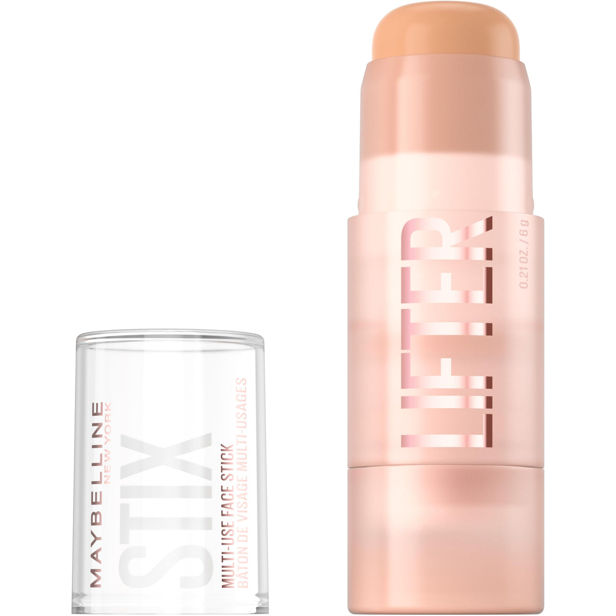 Maybelline Lifter Stix Multi-Use Face Stick - Contour, Bronzer, Concealer and Foundation Stick, All-In-One Creamy Face Makeup with Cranberry Seed Oil, 35, 1 Count