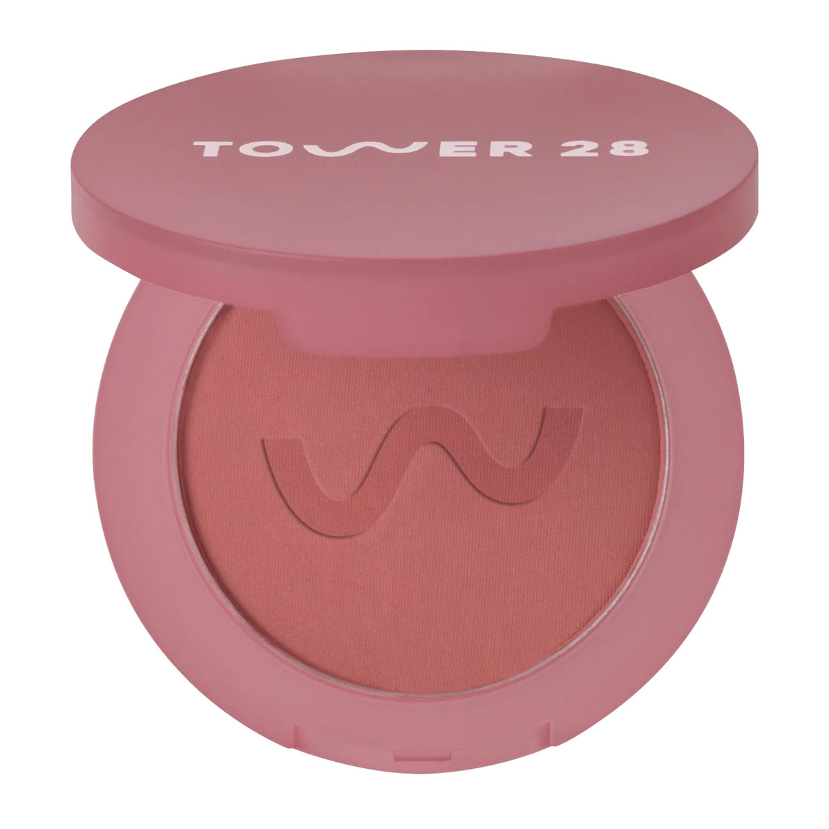 Tower 28 GetSet Matte Powder Blush for Cheeks - 12-Hour Setting Blush Powder for Smooth, Blurred Skin - Talc-Free, Sweat-Proof Face Blushes - Makeup for Sensitive Skin - Samo Spritzer (1.13 oz)