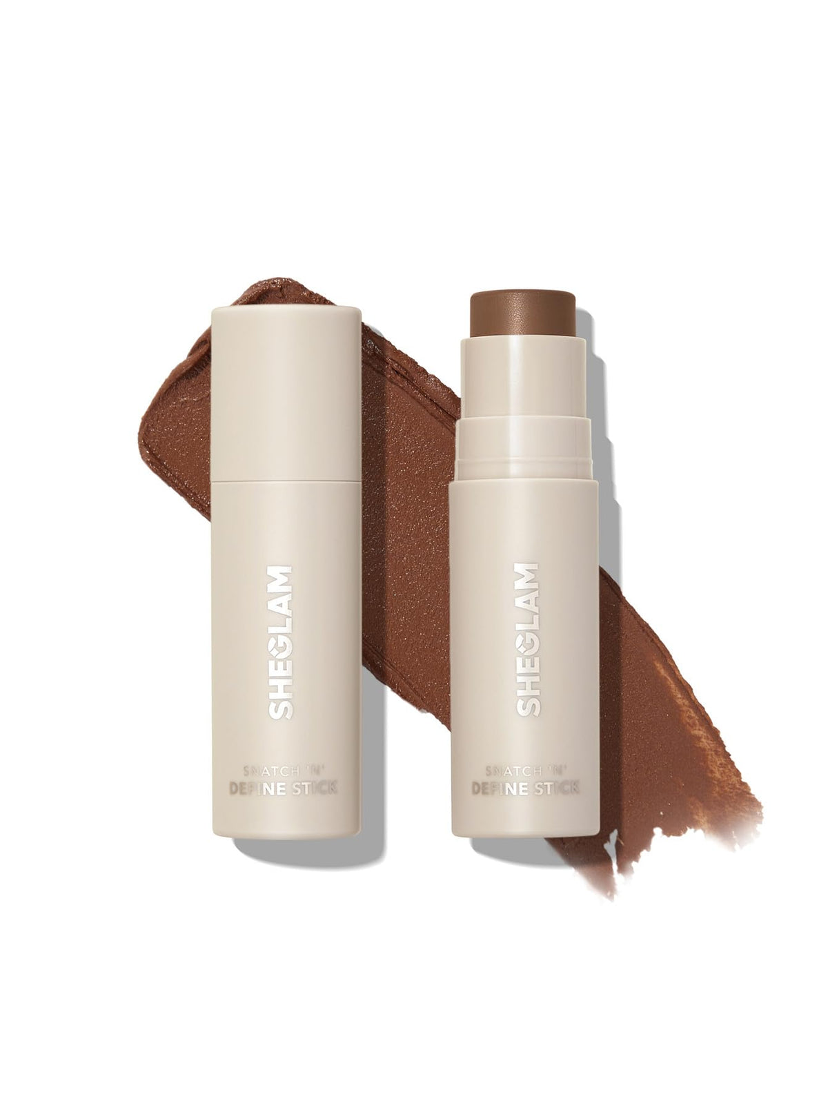 SHEGLAM Snatch 'n' Define Cream Contour Stick Long Lasting Highly Pigmented Sweat Proof Face Bronzer Makeup - Soft Tan
