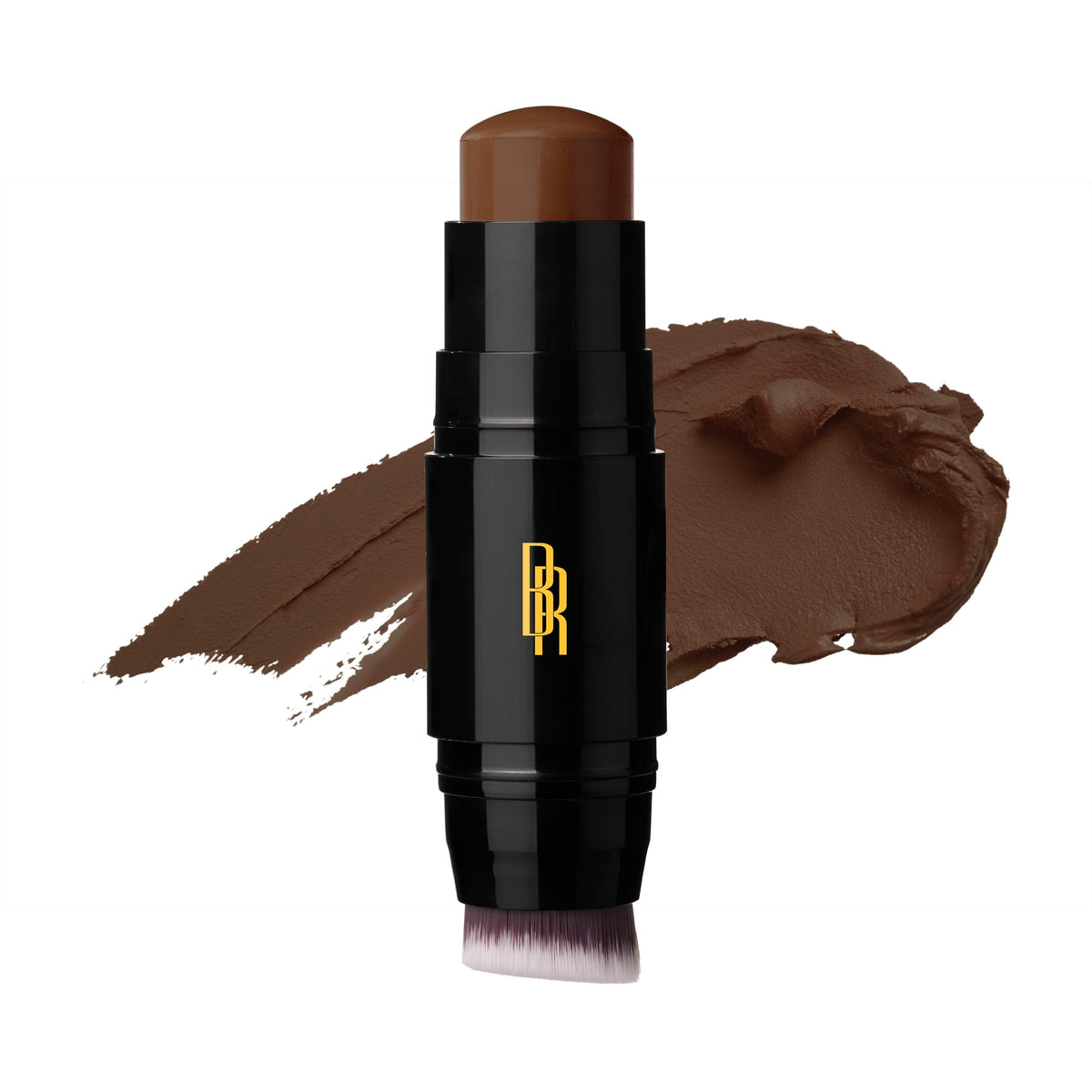 Black Radiance Color Perfect Foundation Stick with Soft Brush Applicator Duo – Buildable, Blendable Versatile Pigment-Rich Formula - Chocolate Dipped