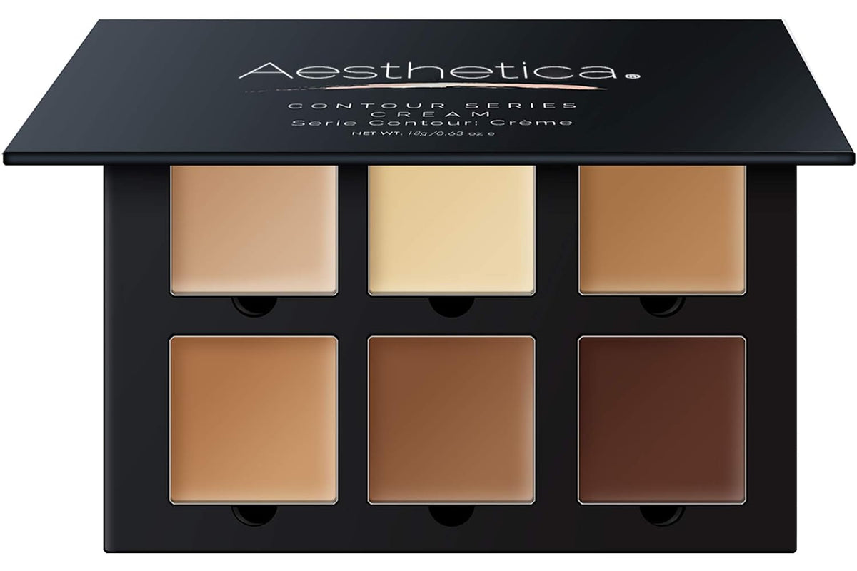 Aesthetica Cosmetics Cream Contour and Highlighting Makeup Kit Vegan