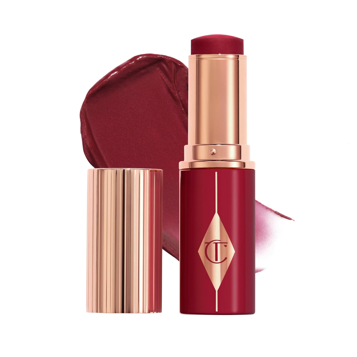 Charlotte Tilbury Unreal Healthy Glow Blush Stick - Buildable Cream Makeup with a Skincare-Infused Formula - Easy to Use, Blendable & Leaves Skin with a Luminous Sheen