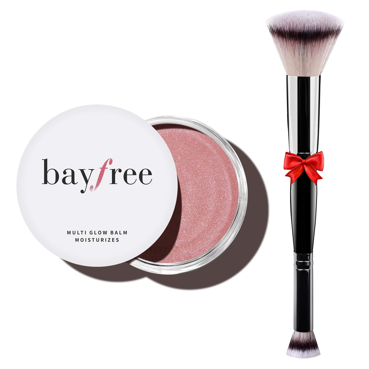 bayfree Multi Glow Balm, Cream Blush for Cheeks Lips & Eyes, Radiant Finish