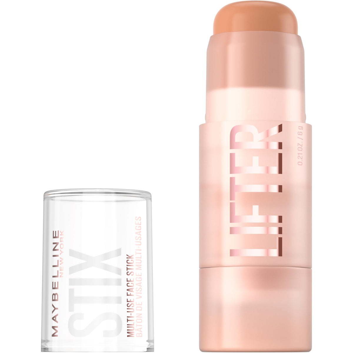 Maybelline Lifter Stix Multi-Use Face Stick - Contour, Bronzer, Concealer and Foundation Stick, All-In-One Creamy Face Makeup with Cranberry Seed Oil, 35, 1 Count