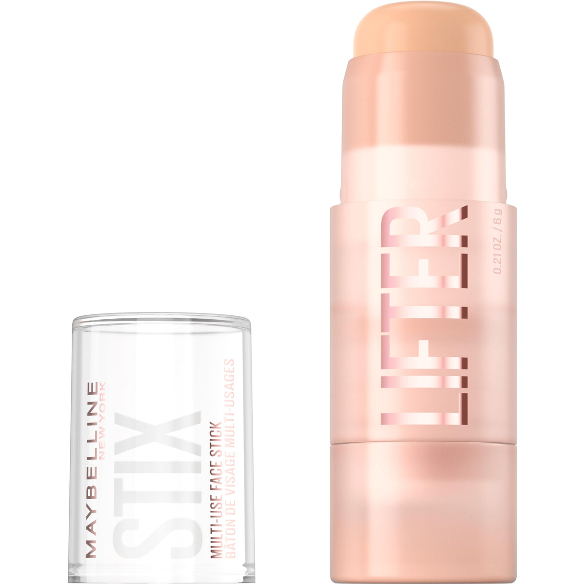 Maybelline Lifter Stix Multi-Use Face Stick - Contour, Bronzer, Concealer and Foundation Stick, All-In-One Creamy Face Makeup with Cranberry Seed Oil, 35, 1 Count