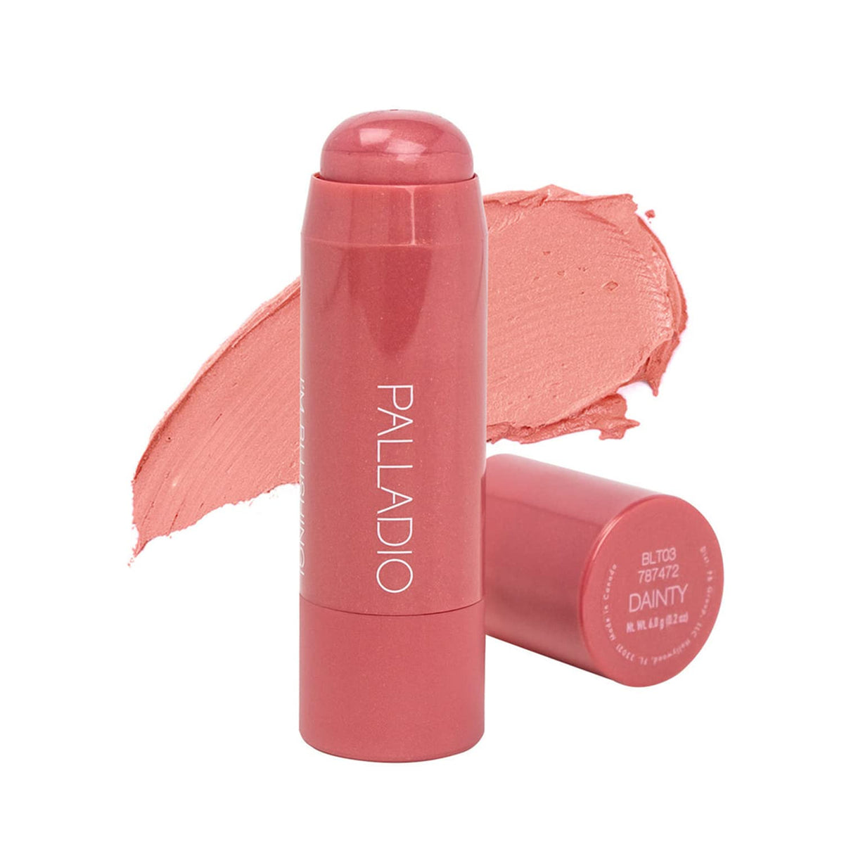 Palladio I'm Blushing 2-in-1 Cheek and Lip Tint, Buildable Lightweight Cream Blush, Sheer Multi Stick Hydrating formula, All day wear, Easy Application, Shimmery, Blends Perfectly onto Skin, Darling