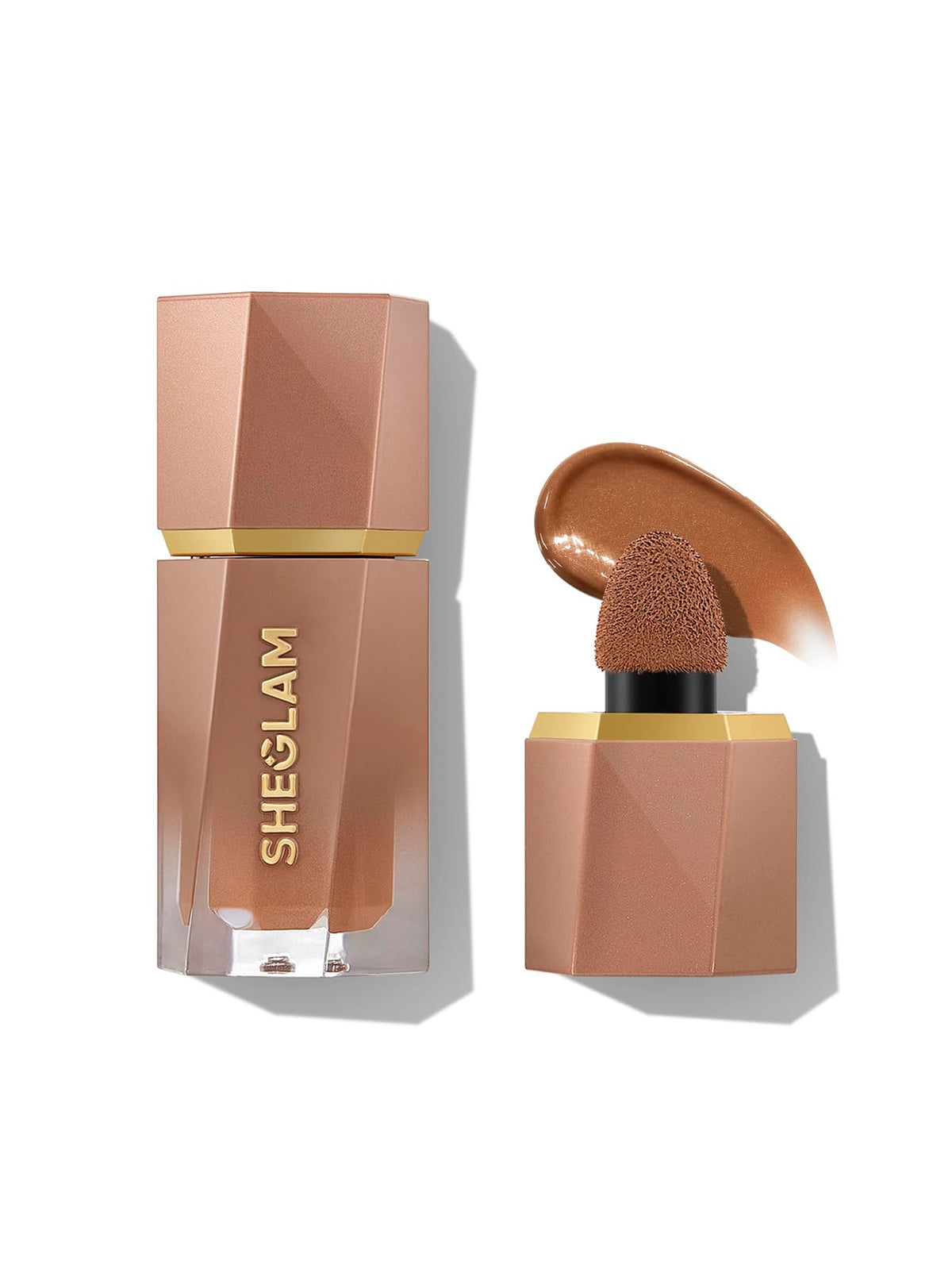 SHEGLAM Sun Sculpt Cool Toned Liquid Contour Stick Long Lasting Cream Bronzer Makeup - 01 Soft Tan