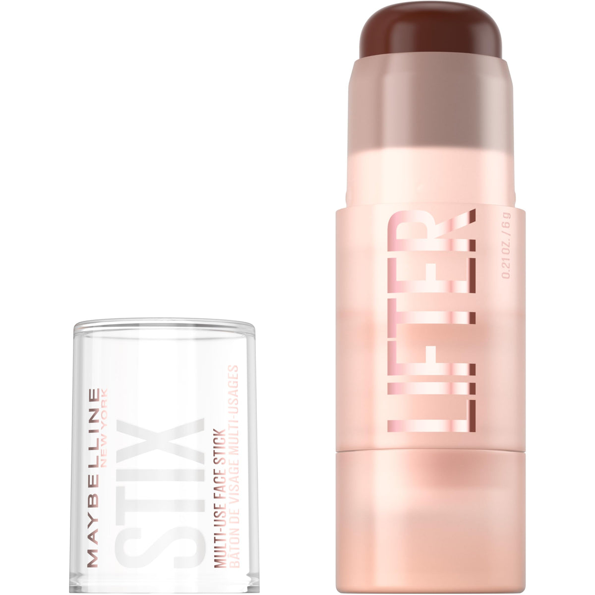 Maybelline Lifter Stix Multi-Use Face Stick - Contour, Bronzer, Concealer and Foundation Stick, All-In-One Creamy Face Makeup with Cranberry Seed Oil, 35, 1 Count