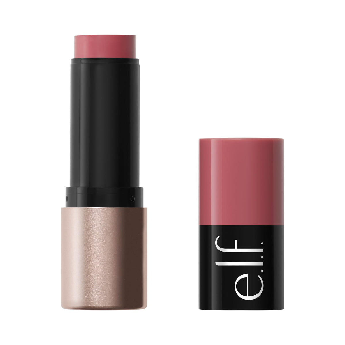 e.l.f. Soft Glam Cream Blush Stick, Buildable Natural Flush, Muted Mauve