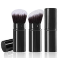 Retractable Kabuki Brushes, 2 Pack Travel Powder Face Makeup Brush Set