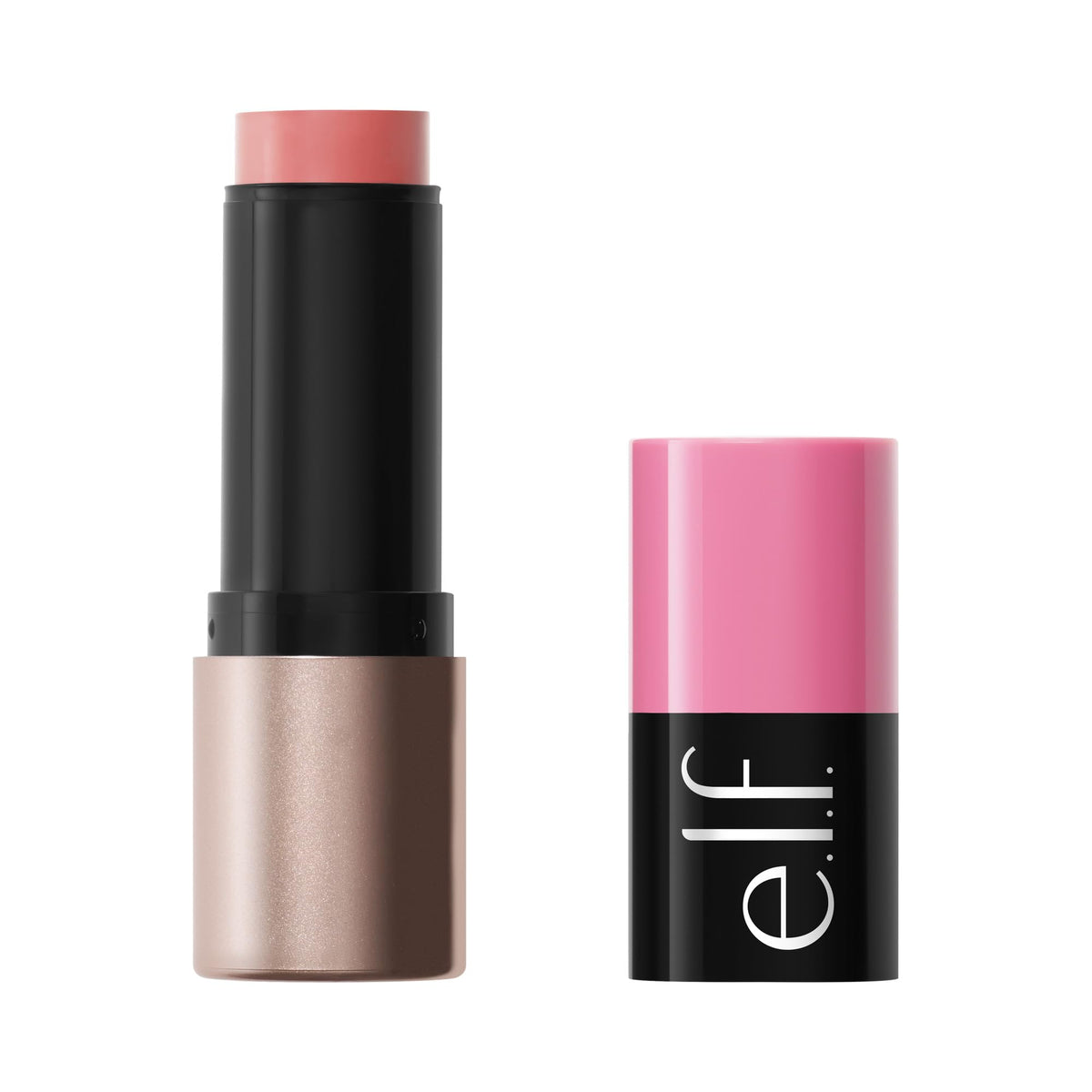 e.l.f. Soft Glam Cream Blush Stick, Buildable Natural Flush, Muted Mauve