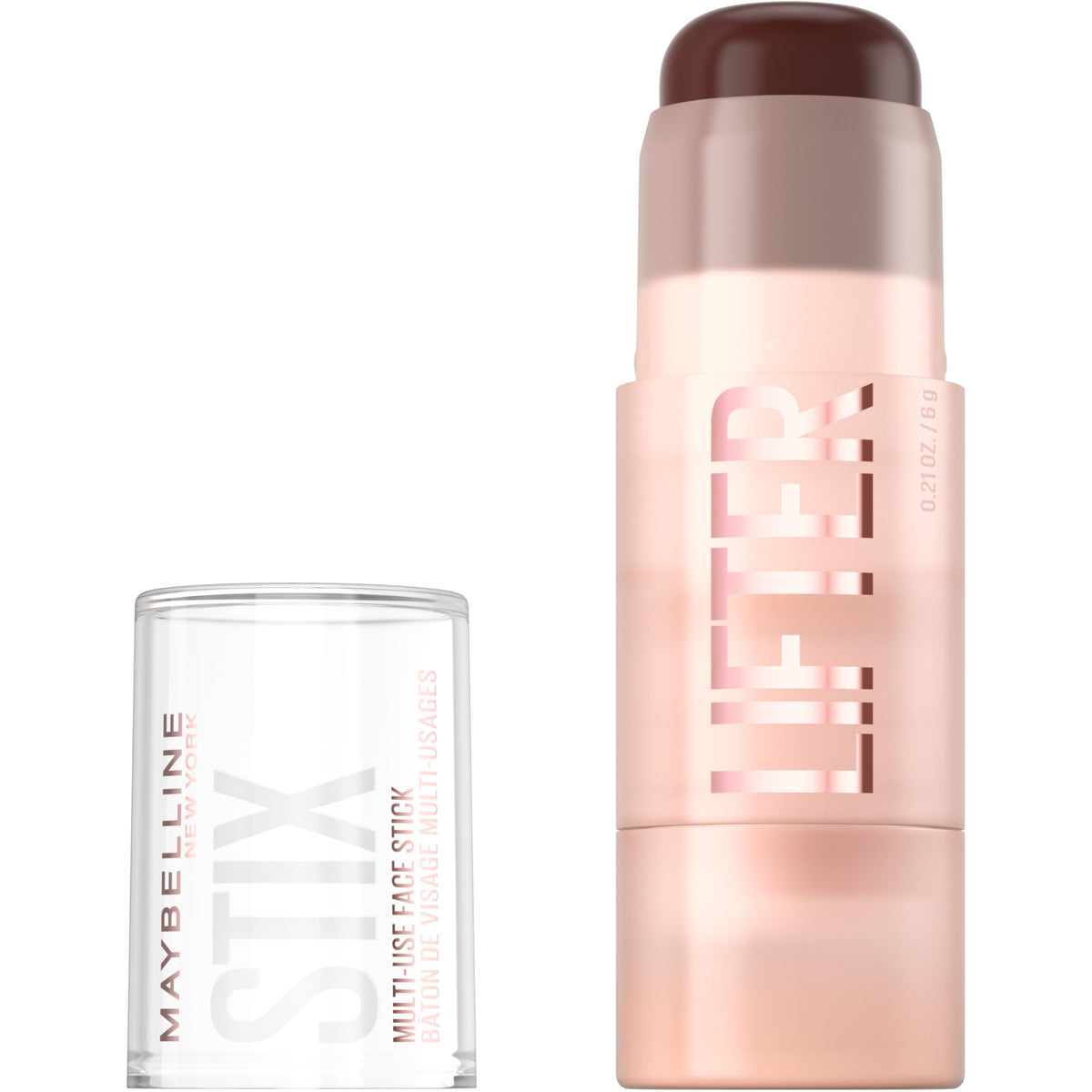 Maybelline Lifter Stix Multi-Use Face Stick - Contour, Bronzer, Concealer and Foundation Stick, All-In-One Creamy Face Makeup with Cranberry Seed Oil, 35, 1 Count