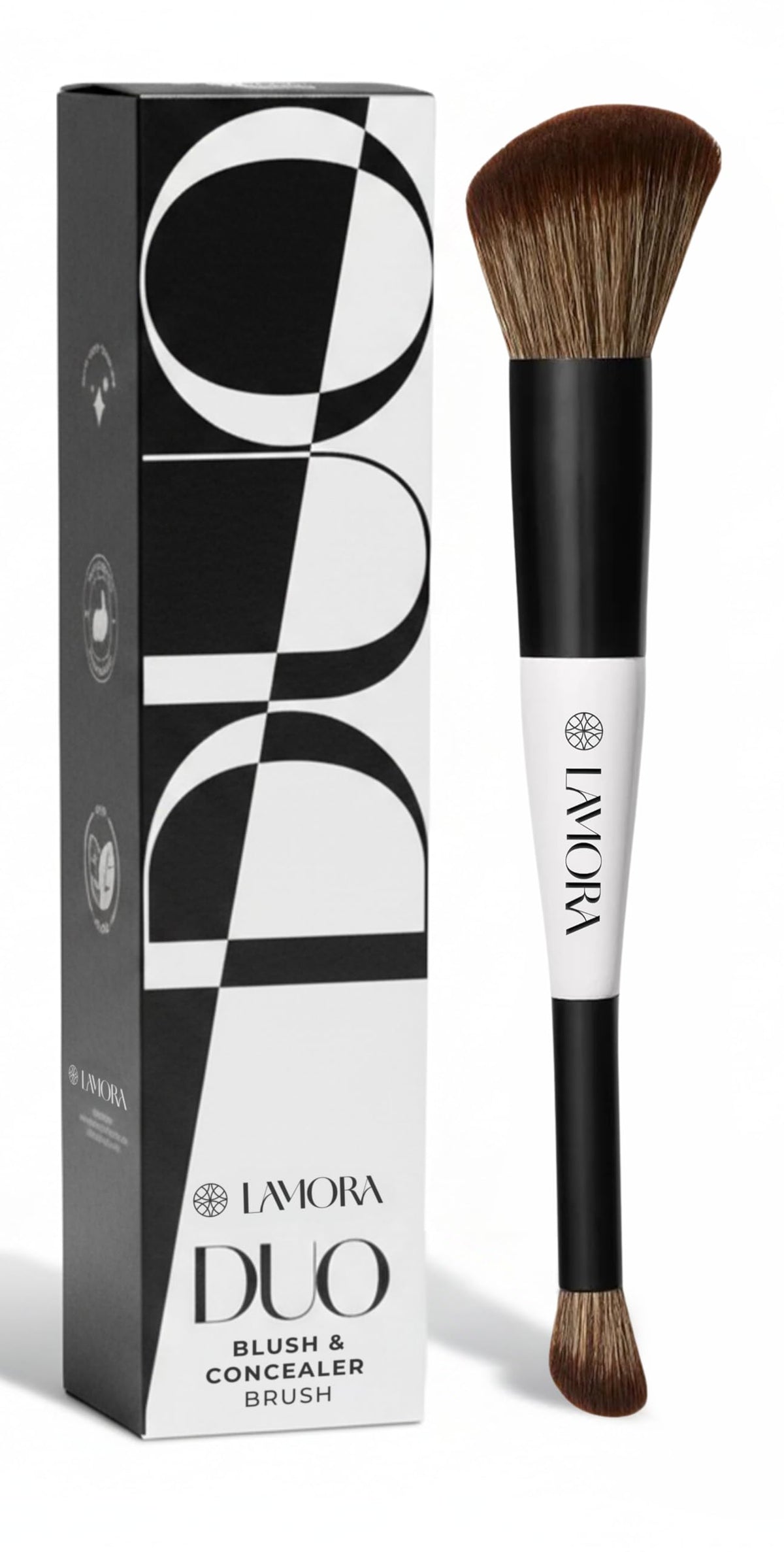 Lamora Flat Top Kabuki Foundation Brush - Liquid Cream Powder Face Brush