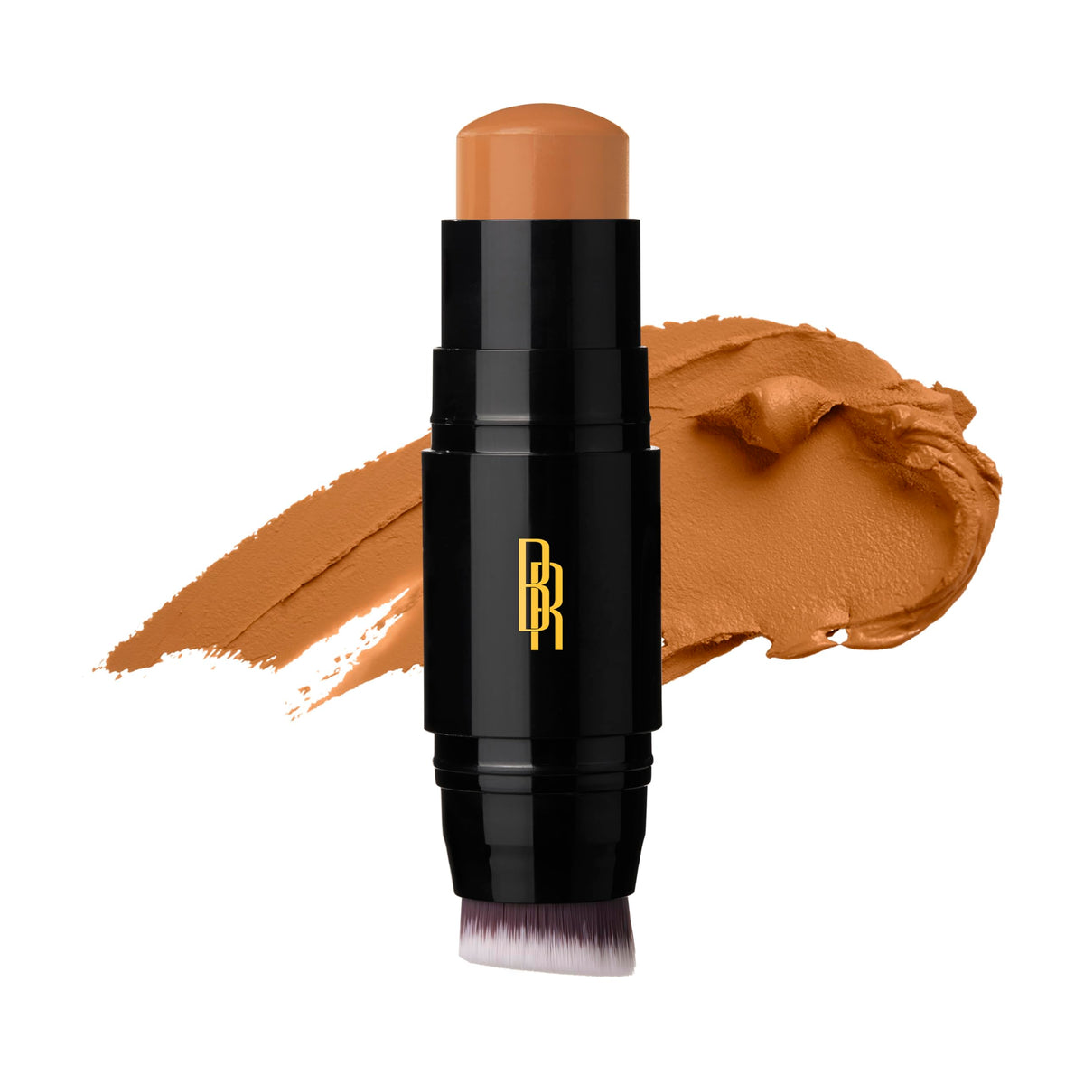 Black Radiance Color Perfect Foundation Stick with Soft Brush Applicator Duo – Buildable, Blendable Versatile Pigment-Rich Formula - Chocolate Dipped