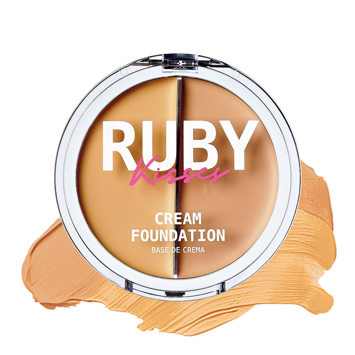 Ruby Kisses 3D Face Creator Cream Foundation & Concealer, 12 Hours Long Lasting, Medium to Full Coverage, Non-Greasy, Ideal for Makeup & Contour Palette (Level 16)