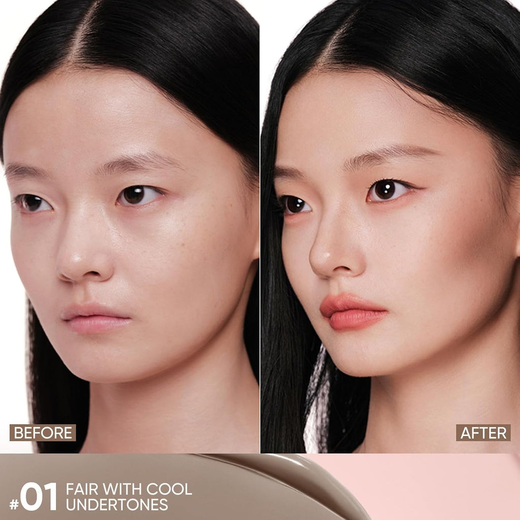 JUDYDOLL Cool Toned Contour Liquid Contour & Under Eye Brightening,Highlighter,Buildable, Ultra-Blendable Contour, Fcae Contouring Liquid (01 Fair With Cool Undertones)